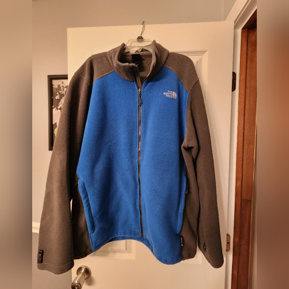 Men's Northface Fleece zip up Size 2XL